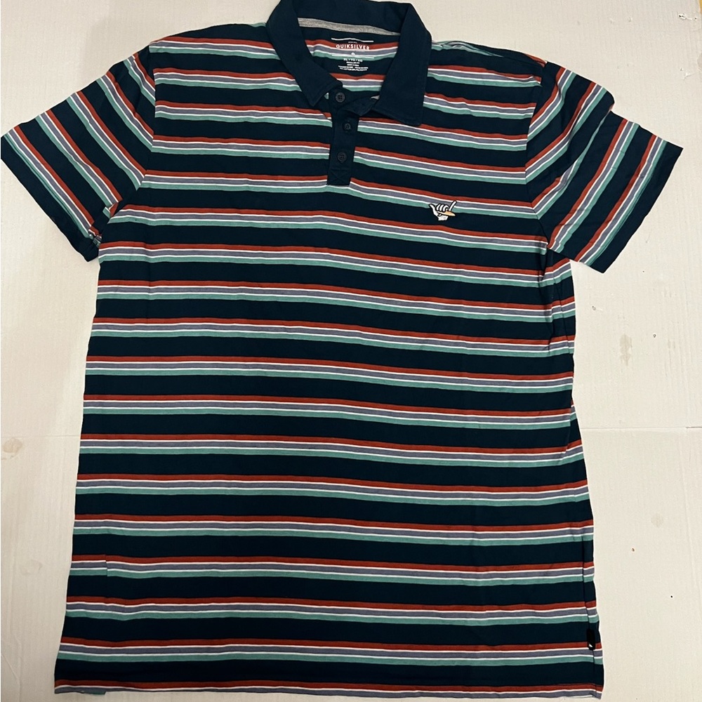 Quiksilver Men's Coreky Mate Polo striped shirt